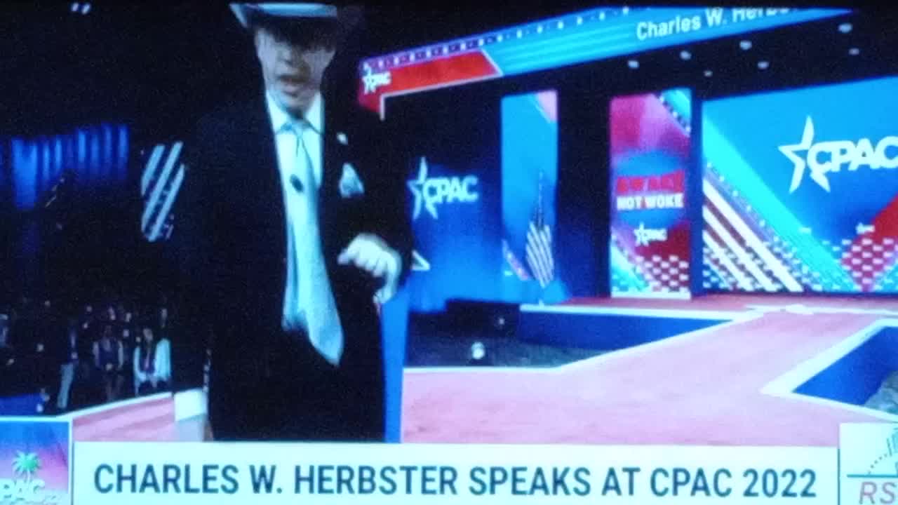 Charles W Webster at CPAC 2/27/2022