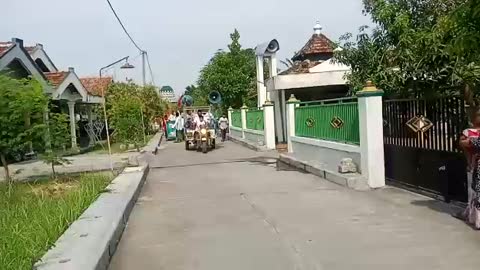 Perjalana Kirab Santri