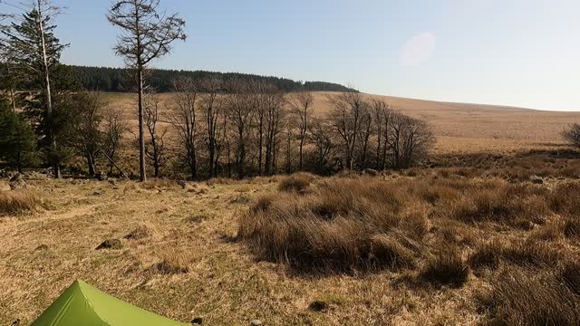 Beautiful landscape. Wildcamping. GoPro.