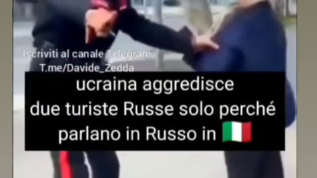 Ucraina aggredisce due Russe. Intervengono i Carabinieri