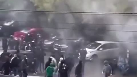 🙏Belgrade: Police and Christians clash at LGBT parade after a mockery was made of Jesus Christ.