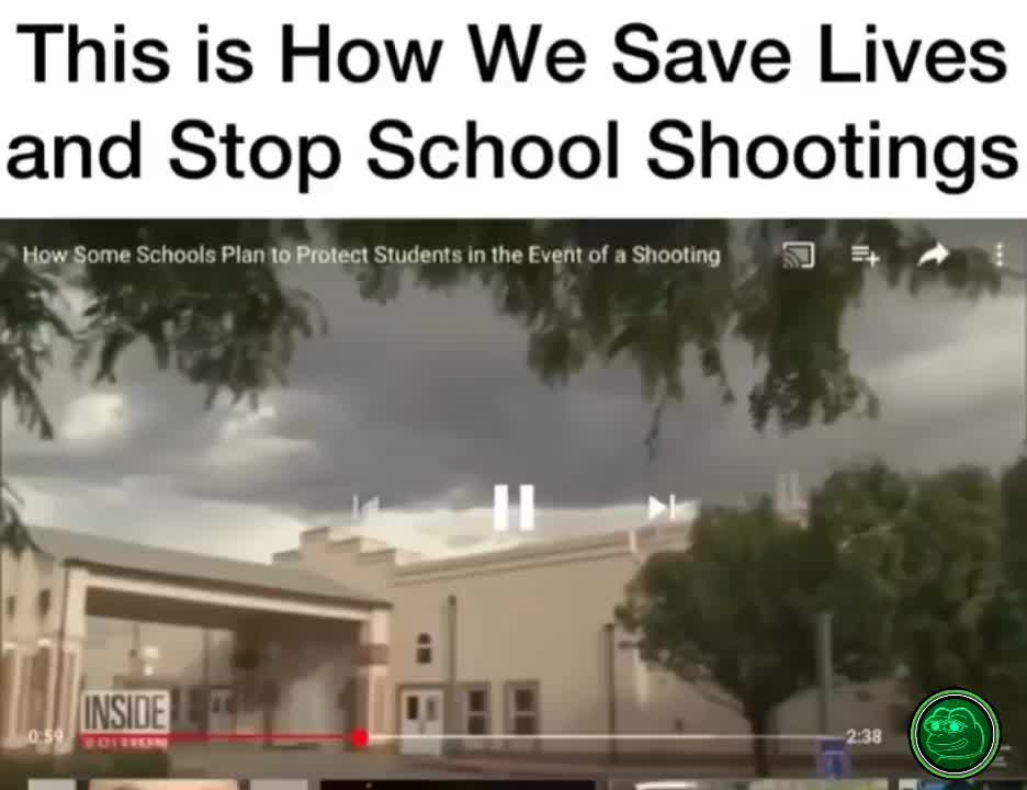 THIS is how we keep children in schools SAFE! - Trained and armed Teachers, Staff, and Security