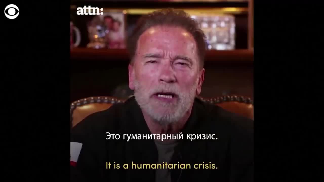 Arnold Schwarzenegger makes emotional plea to Russians about war in Ukraine