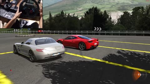 19.Ferrari 458 Italia Mountain Run - Assetto Corsa (Logitech g29) gameplay