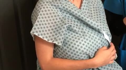 When she sees her surgery results..