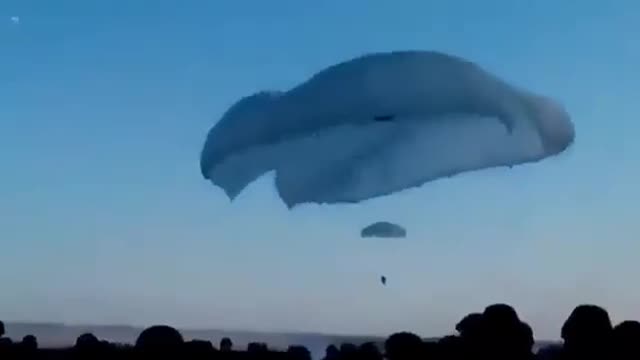 Russian military Parachute into Ukraine