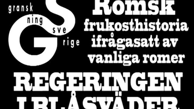 Sveriges regering i blåsväder efter _zigenar-skandal_!