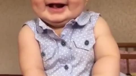 OMG so cute baby laughing