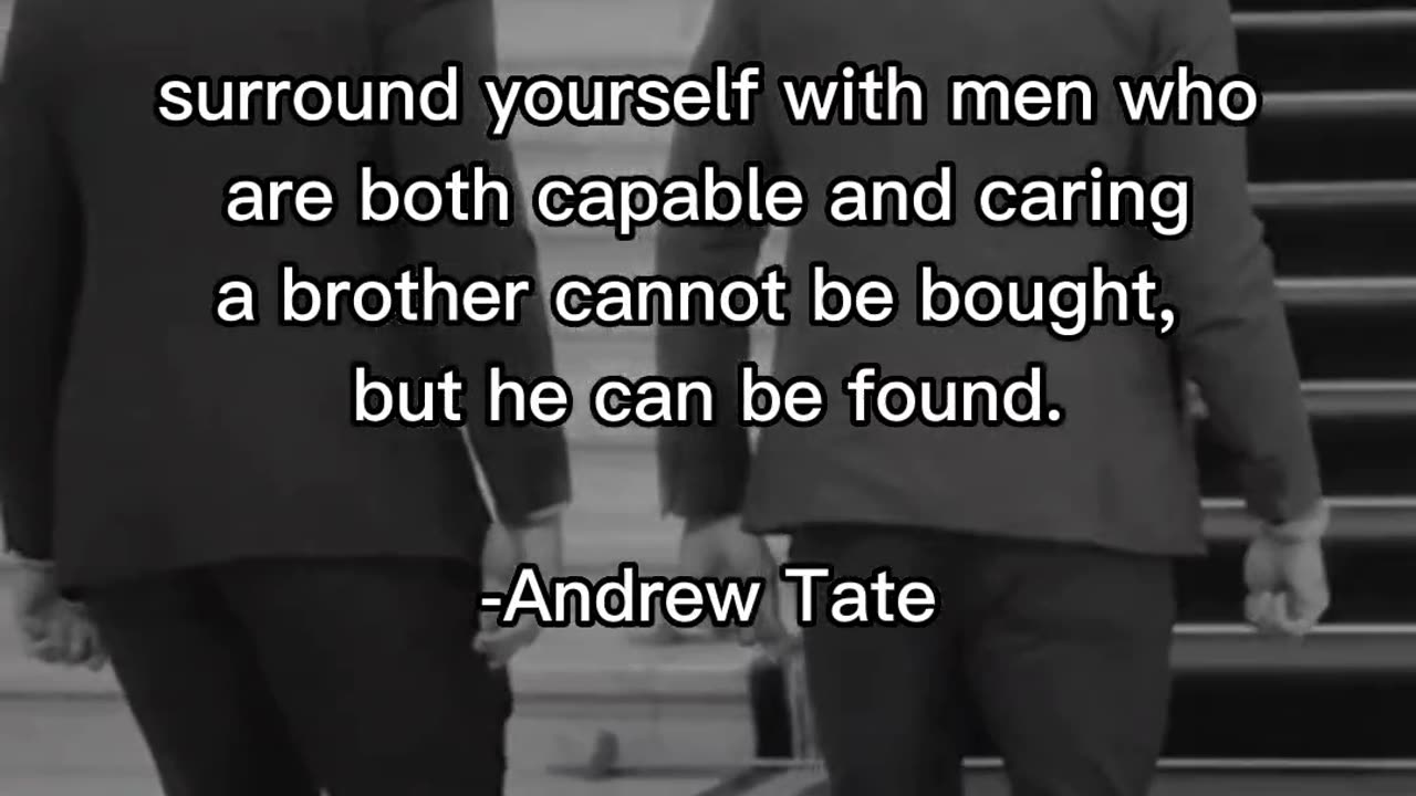YOU NEED BROTHERS WHO ARE CAPABLE & CARING