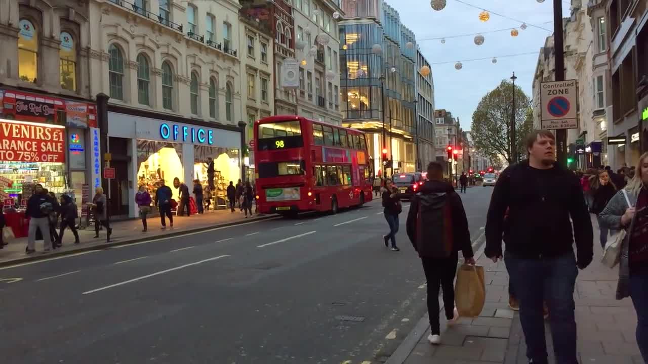 shopping in Stadt London und viel Spaß