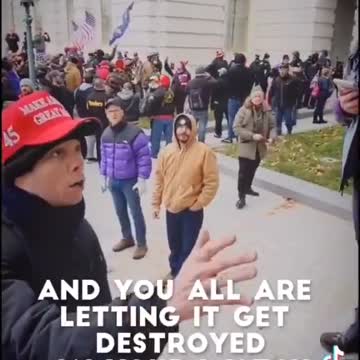 Call for backup - The real MAGA man show the reality - Capitol Building 'attack'