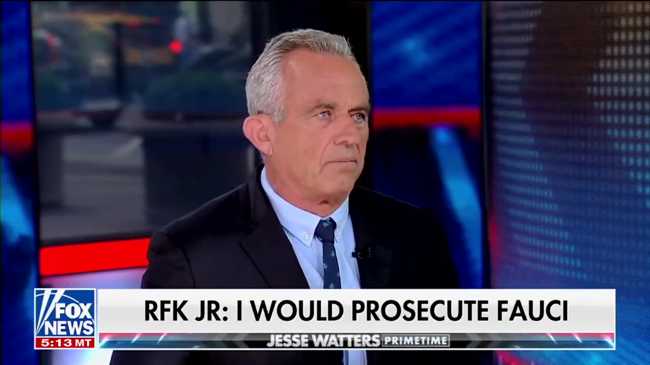 RFK Jr. has expressed a desire to prosecute Dr. Fauci