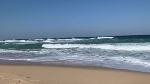 The sound of waves on the beaches of Korea