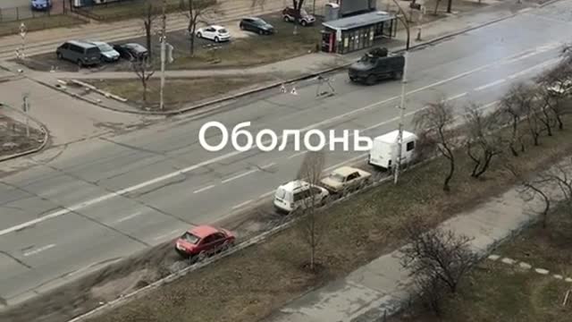 Armoured Vehicles Fighting in the Streets of Ukraine?
