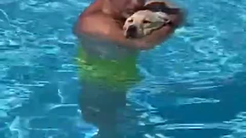 Dad With The Dog He Says He Didn't Want