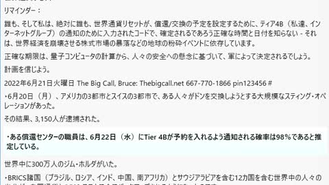 GCR June 23, 2022 日本語