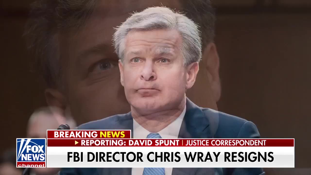 BREAKING NEWS: FBI Director Christopher Wray resigns