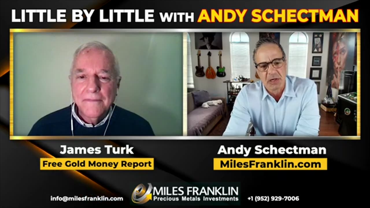 Andy Schectman w/ James Turk- A Lifetime of Lessons from the Gold Market!