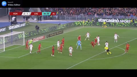 ROMA vs CREMONESE HIGHLIGHTS Roma mount late comeback Coppa Italia Frecciarossa 2023-2024