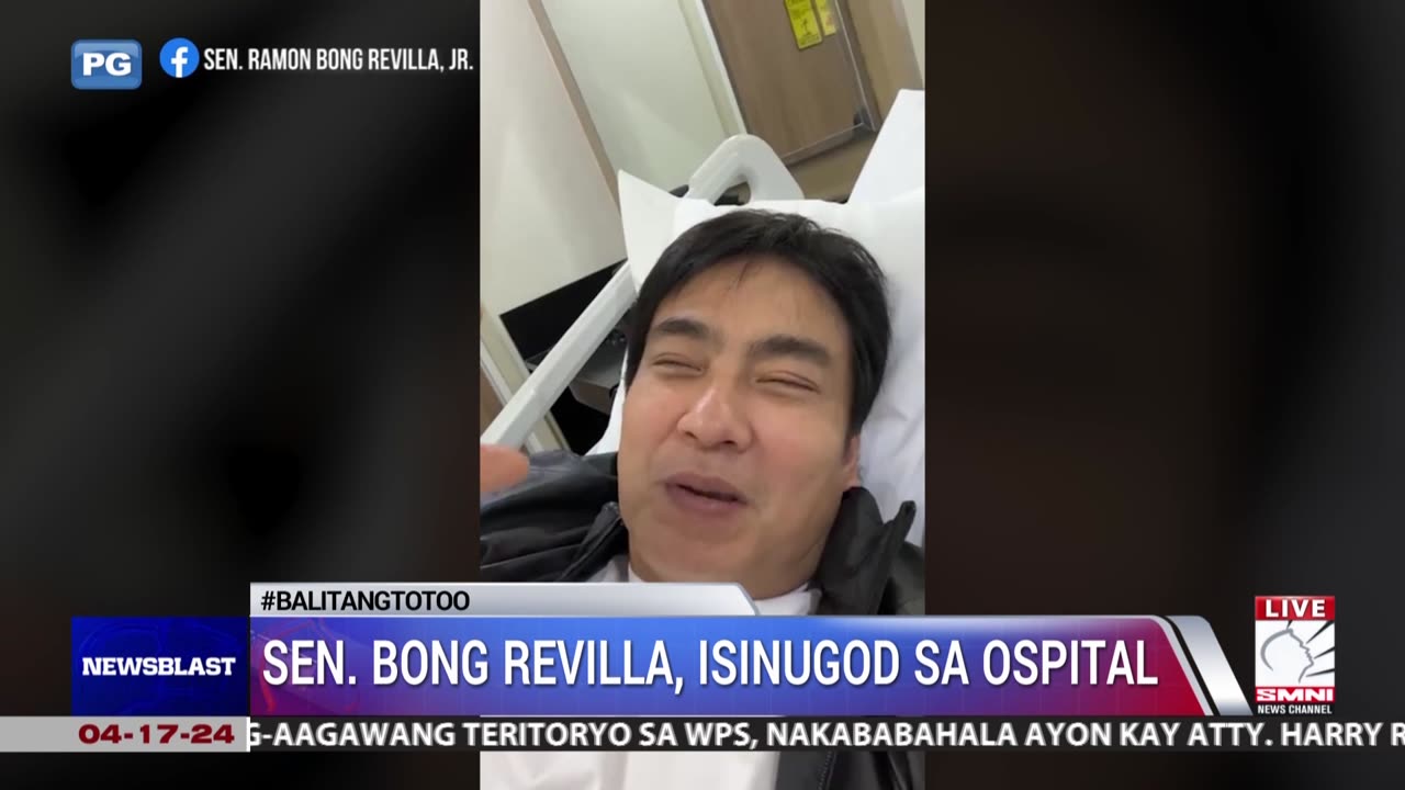 Sen. Bong Revilla, isinugod sa ospital