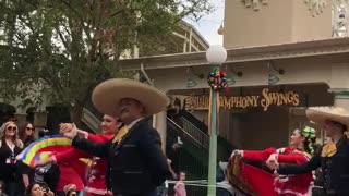 Parade in California Adventure in the Back Area