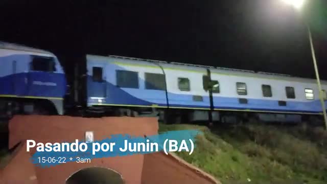 Tren prueba Retiro Justo Daract