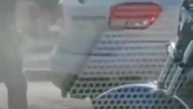 Antifa Members Attack and Kick Car, Motorcycle Gets Stolen