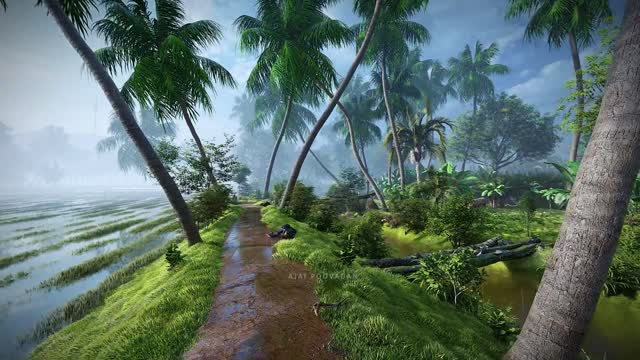 A Rainy day in Kerala || Lumion Cinematic animation