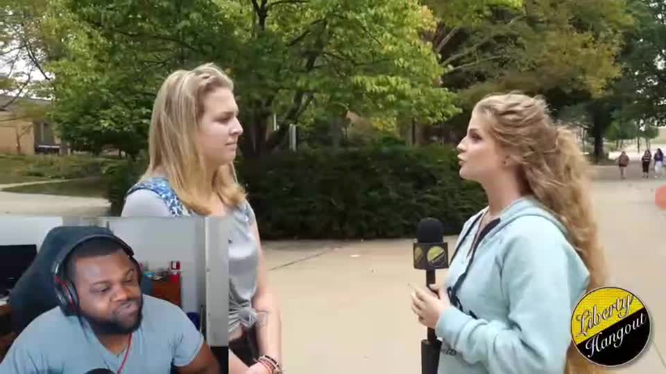 Dumb White Liberal College Bimbo Gun Expert Destroyed