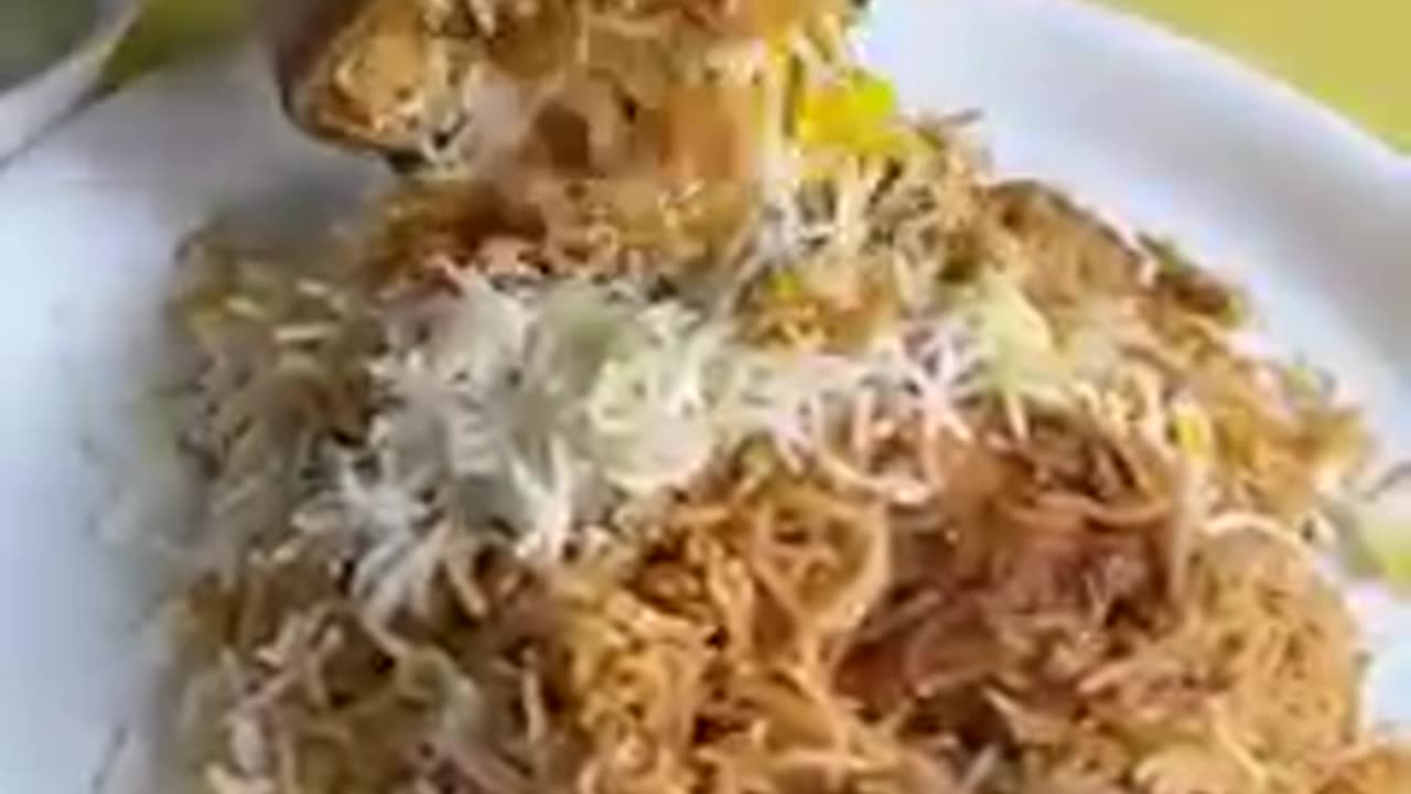 Bamboo biryani