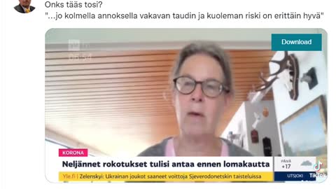 Jo kolmella annoksella vakavan taudin ja kuoleman riski on erittäin hyvä