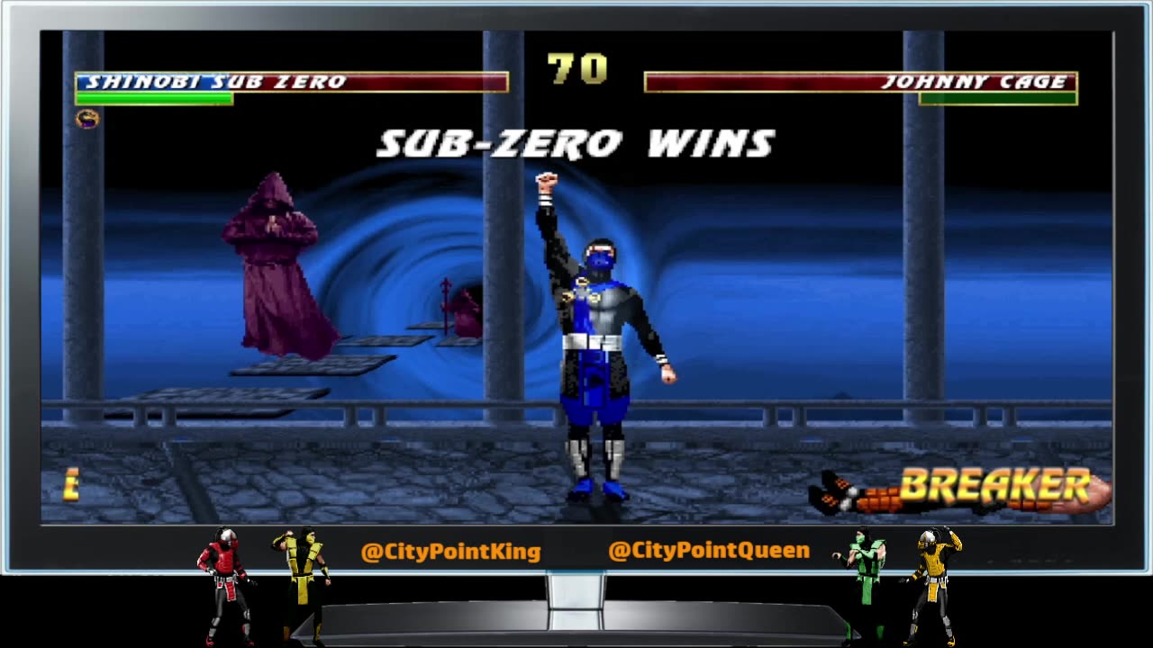 Mortal Kombat Project King & Queen Edition - Shinobi Sub-Zero vs Johnny Cage