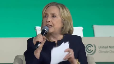 Hillary Clinton on the 'mass deaths' caused by 'Climate change'...