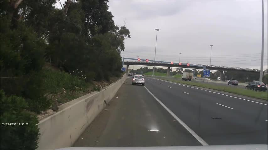 Westgate Changing Lane Crash