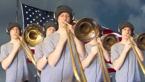 America The Beautiful by Kevin Hicks Trombones