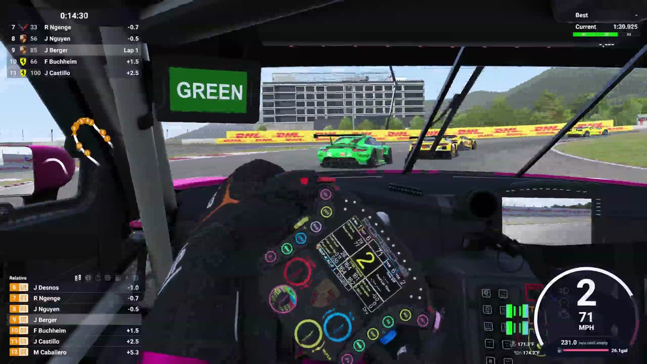 Le Mans Ultimate GTE AM Online Racing at Fuji. Driving the Iron Dames Porsche.