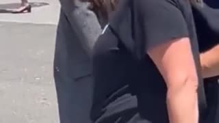 AOC escorted with invisible handcuffs