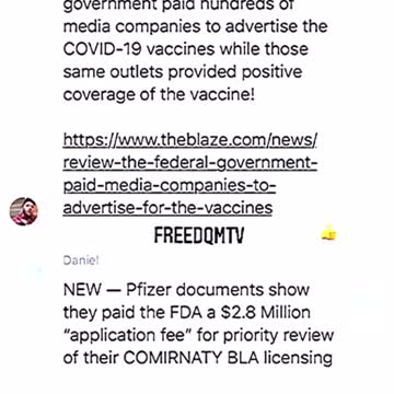 Government colluding with big media, Big pharma colludes with Fda corruption 101