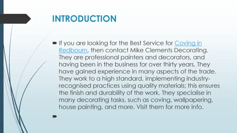 Get The Best Coving in Redbourn.