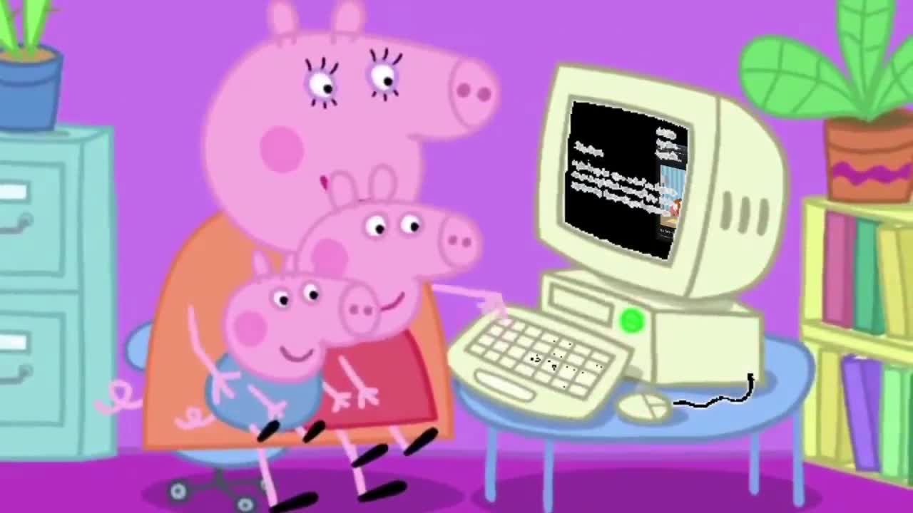 Peppa Pig Plays Piggy ( Funny Video )