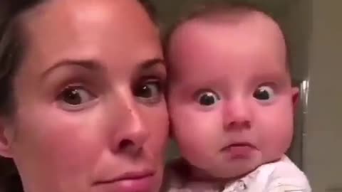 It's so funny, this little kid's video makes you sure to be happy and happy
