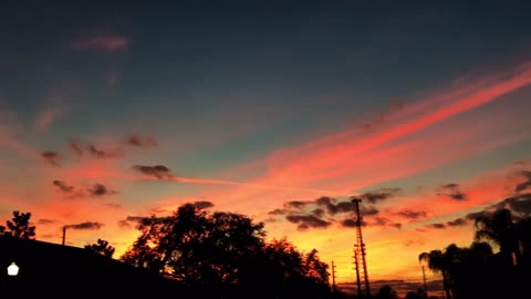 Must see - Gorgeous pink and gold FL sunset