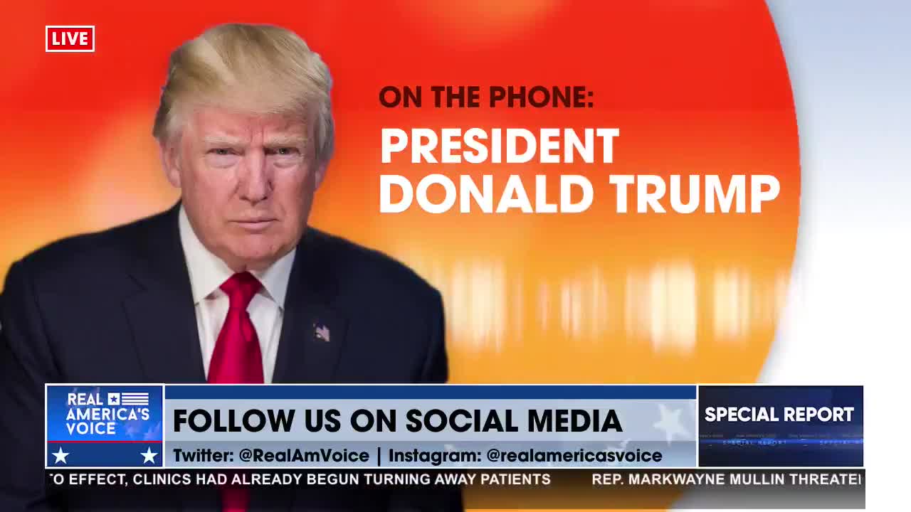 President Trump on the intel community