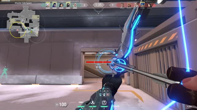 Sova wall bang kill in Valorant