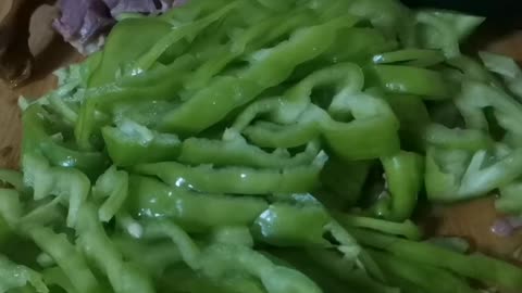 very plump green peppers