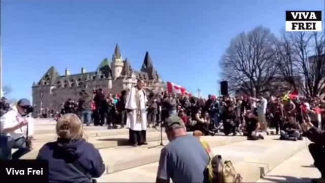 Rolling Thunder Rally in Ottawa: INCREDIBLE Speech from the Padre