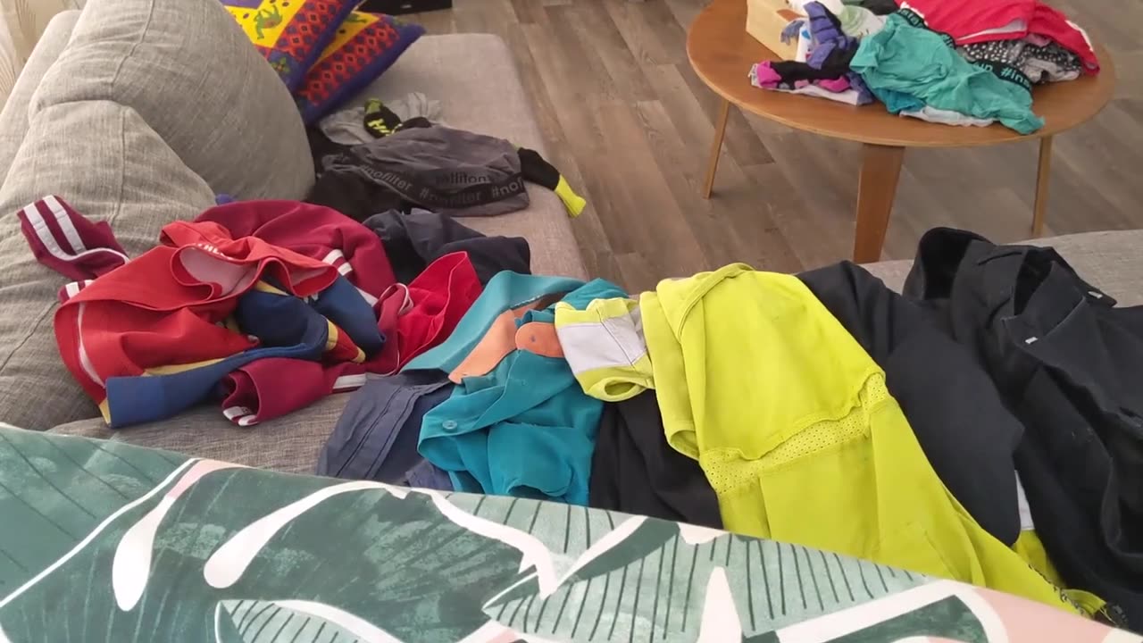 Pre ironing Setup of Laundry and Equipment OCD Style