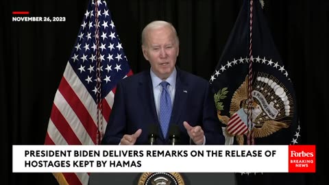 Biden Says, 'I Just Wish I Was There To Hold Her' About Freed 4-Year-Old U.S. Hostage Abigail Edan