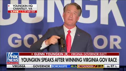 Glenn Youngkin's Speech after being elected Governor of Virginia!