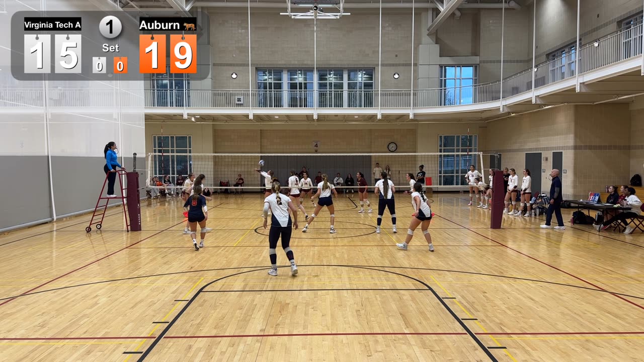 Auburn Club VB Gold Medal Final, Match 3 vs Virginia Tech A at USC 3/23/2024